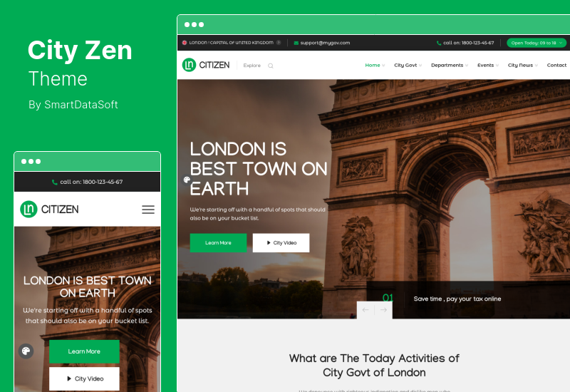 CityZen Theme - Municipal and Government WordPress Theme
