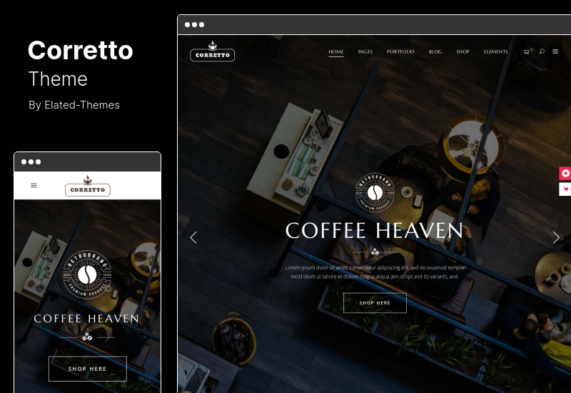 Corretto Theme - A WordPress Theme for Coffee Shops and Cafés