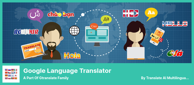 Google Language Translator Plugin - A Part of Gtranslate Family
