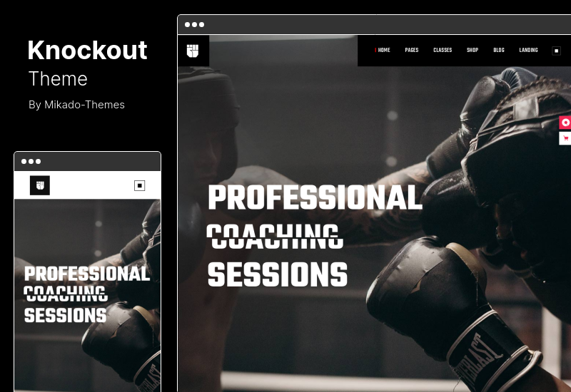 Knockout Theme - Boxing & Martial Arts WordPress Theme