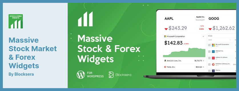 Massive Stock Market & Forex Widgets Plugin - Displays Stock Information On Your Website