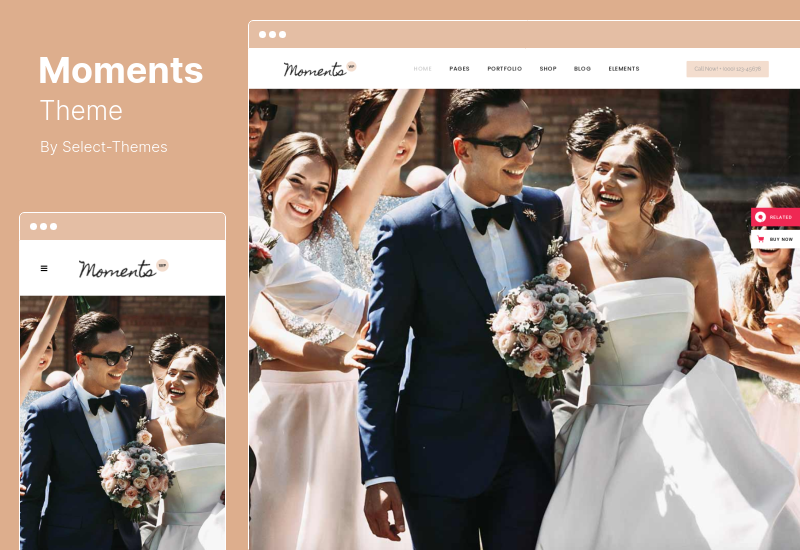 Moments Theme - Wedding & Event WordPress Theme