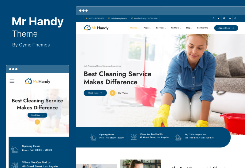 MrHandy Theme - Handyman Services WordPress Theme