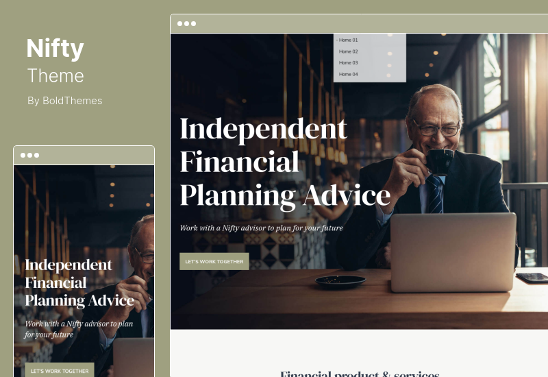 Nifty Theme - Business Consulting WordPress Theme