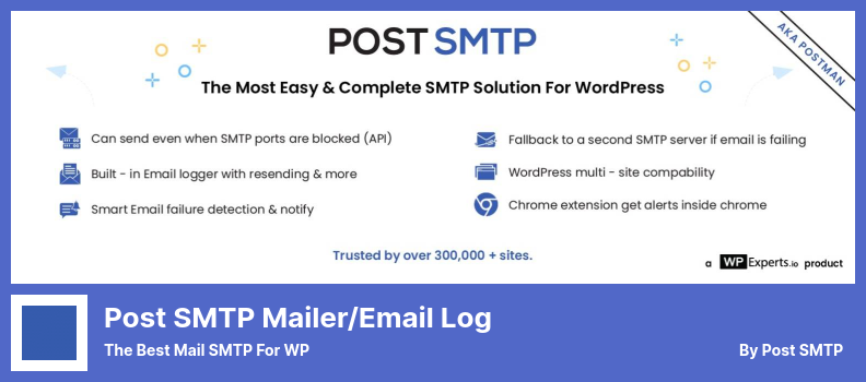Post SMTP Mailer/Email Log Plugin - The Best Mail SMTP for WP