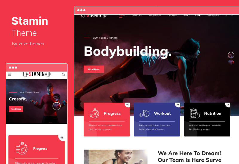 Stamin Theme - Fitness and Gym WordPress Theme