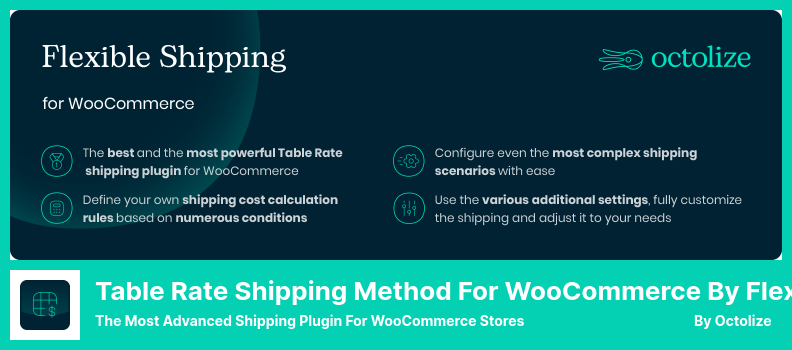 Table Rate Shipping Method by Flexible Shipping Plugin - The Most Advanced Shipping Plugin for WooCommerce Stores