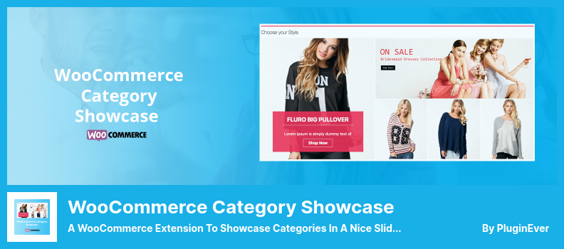 WooCommerce Category Showcase Plugin - A WooCommerce Extension to Showcase Categories in a Nice Slider Block
