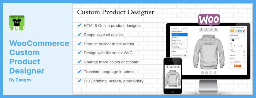 WooCommerce Custom Product Designer Plugin - Complete Business Solution for Selling Custom Printing Products