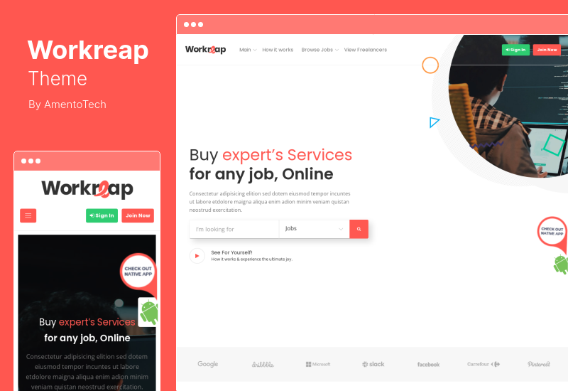 Workreap Theme - Freelance Marketplace and Directory WordPress Theme