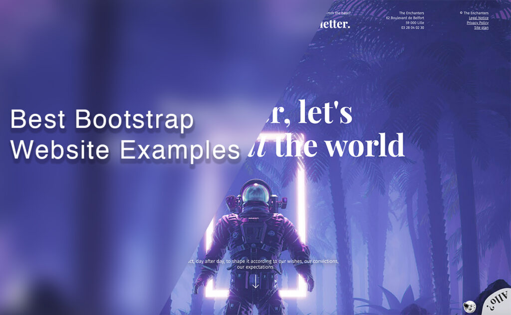 bootstrap website examples