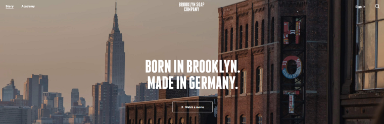 brooklyn soap company about us page