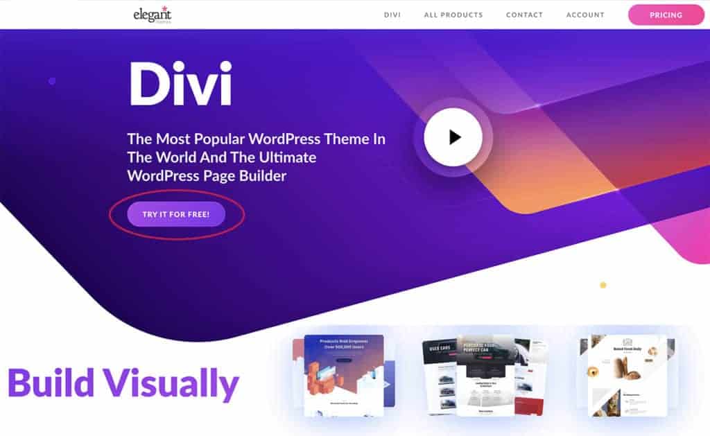 Most Popular WordPress Portfolio Theme In The World And The Ultimate WordPress Page Builder. Divi is our flagship theme and visual page builder.