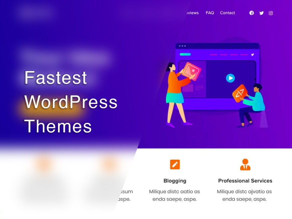 best free fastest WordPress themes
