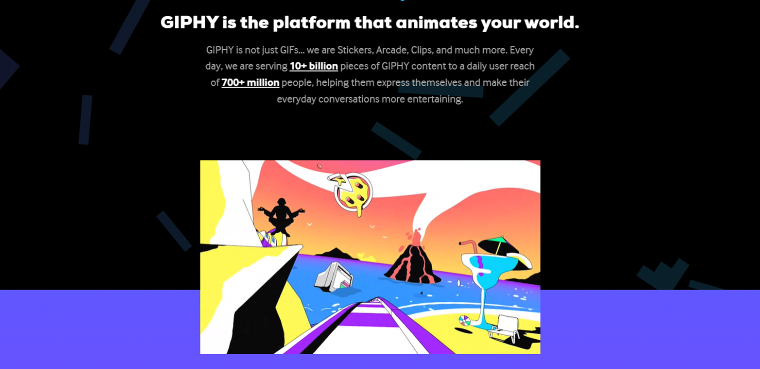 giphy about us page