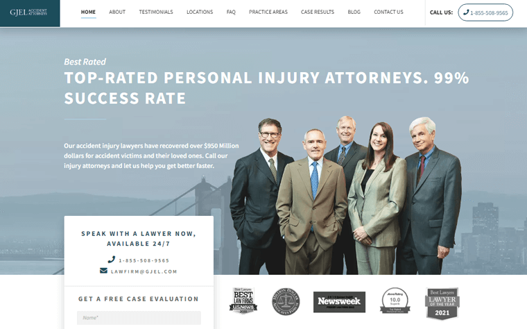 GJEL Accident Attorney Law Firm Example