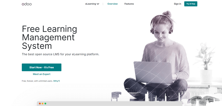 Odoo Open Source Learning Management System