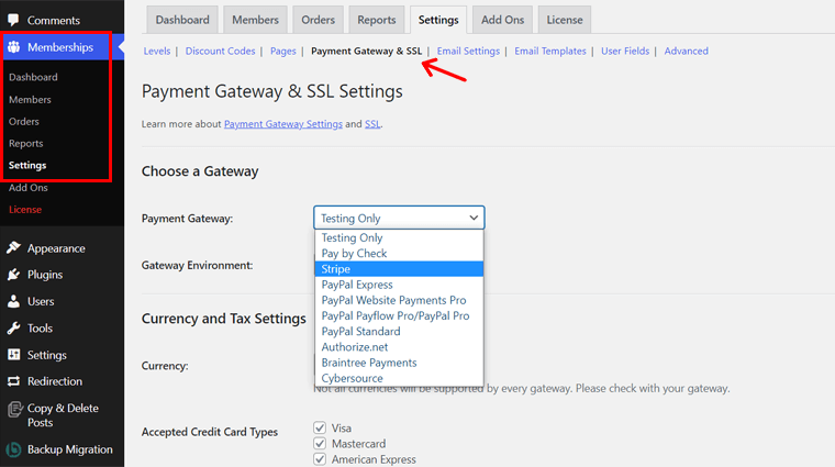 Payment Gateway and SSL Settings - Membership Website Ideas