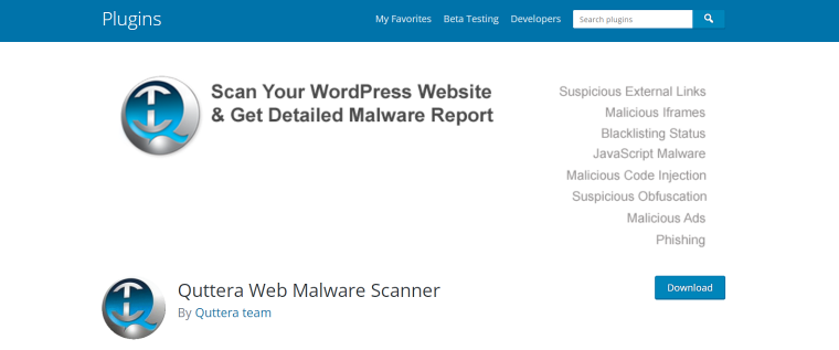 quttera web malware scanner