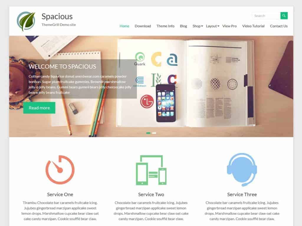 Spacious is an incredibly spacious multipurpose responsive theme coded & designed with a lot of care and love. 