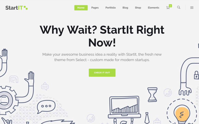 StartIT tech startup theme