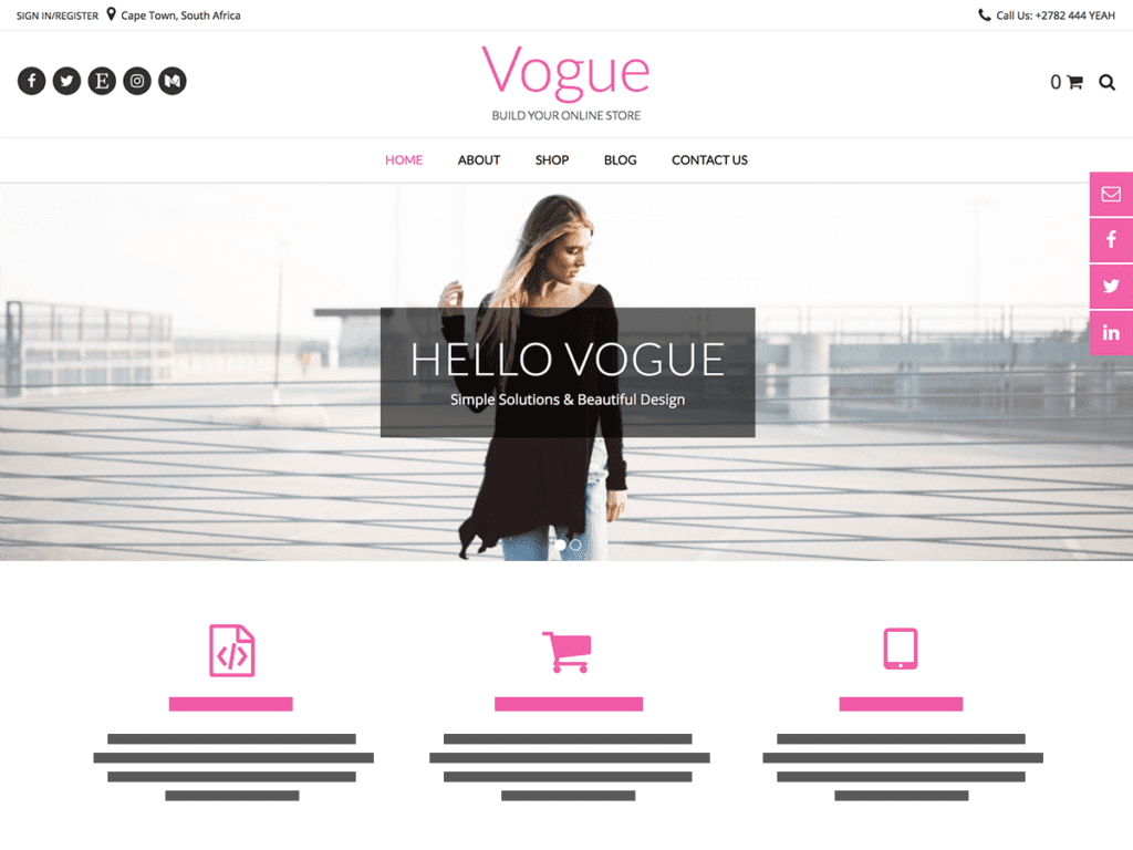 Vogue is a very loved and easy-to-use WordPress theme that is ready for your next project.