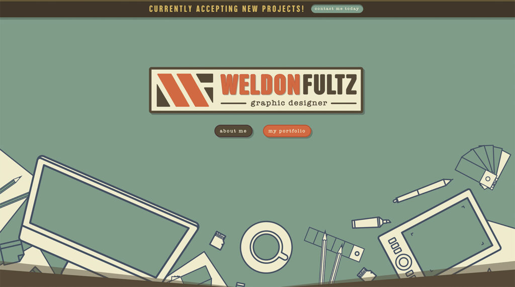 Weldon is a professional in-house art director by day and a kickass freelance branding expert by night.
