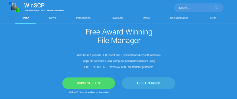 Winscp free ftp for windows