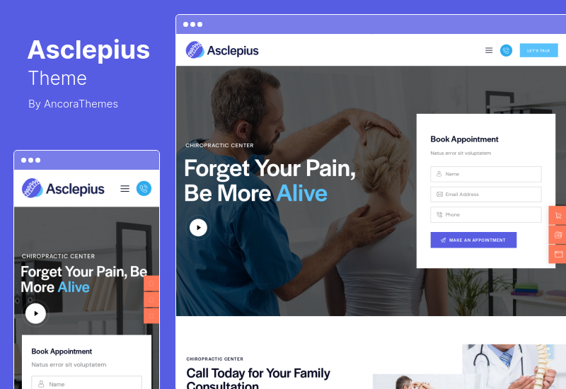 Asclepius Theme - Doctor, Medical & Healthcare WordPress Theme