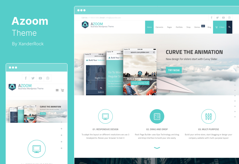 Azoom Theme - MultiPurpose Theme with Animation Builder