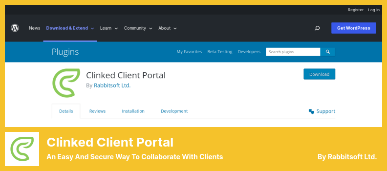 Clinked Client Portal Plugin - an Easy and Secure Way to Collaborate With Clients