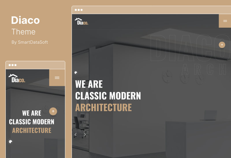 Diaco Theme - Architecture & Interior Design Elementor WordPress Theme