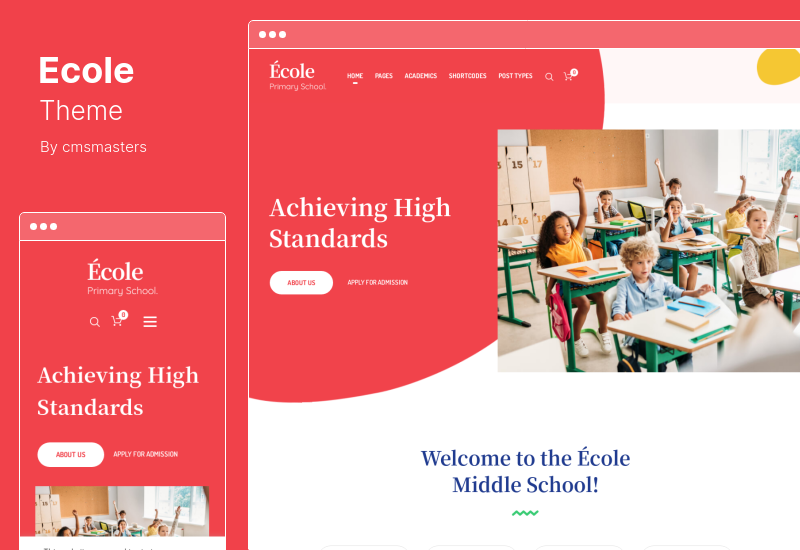 Ecole Theme - Education & School WordPress Theme