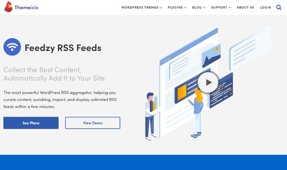 WordPress news Plugins - Feedzy RSS feeds