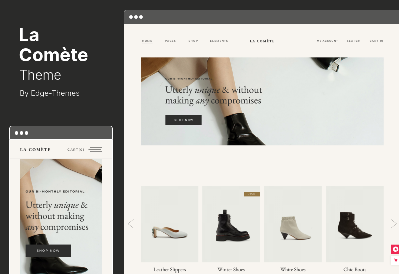 La Comète Theme - Fashion and Clothing Store WordPress Theme