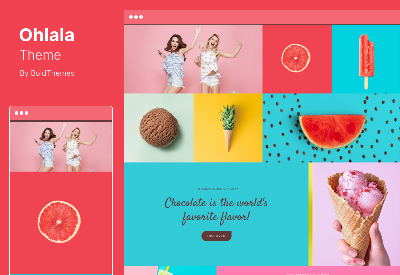 Ohlala Theme - Cake Shop, Ice Cream & Juice Bar WordPress Theme