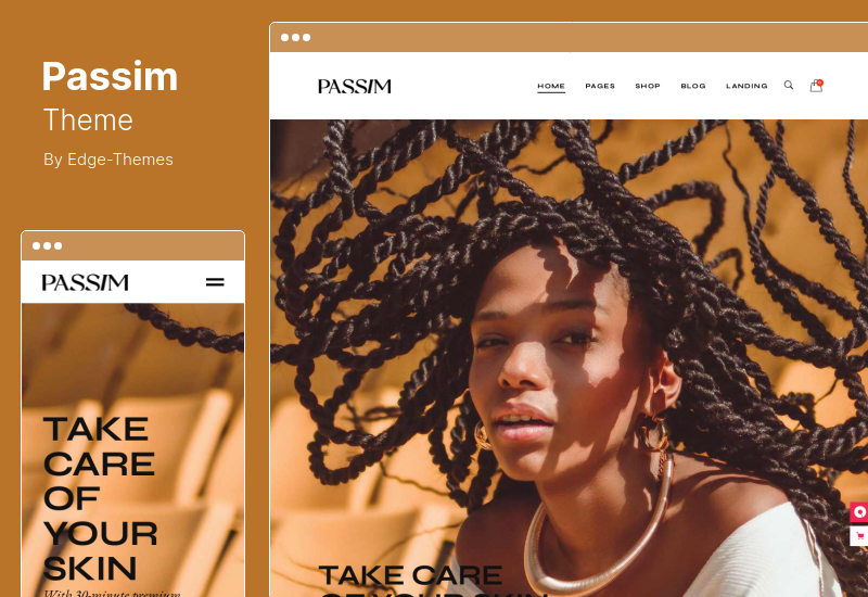 Passim Theme - Beauty and Cosmetics WordPress Theme