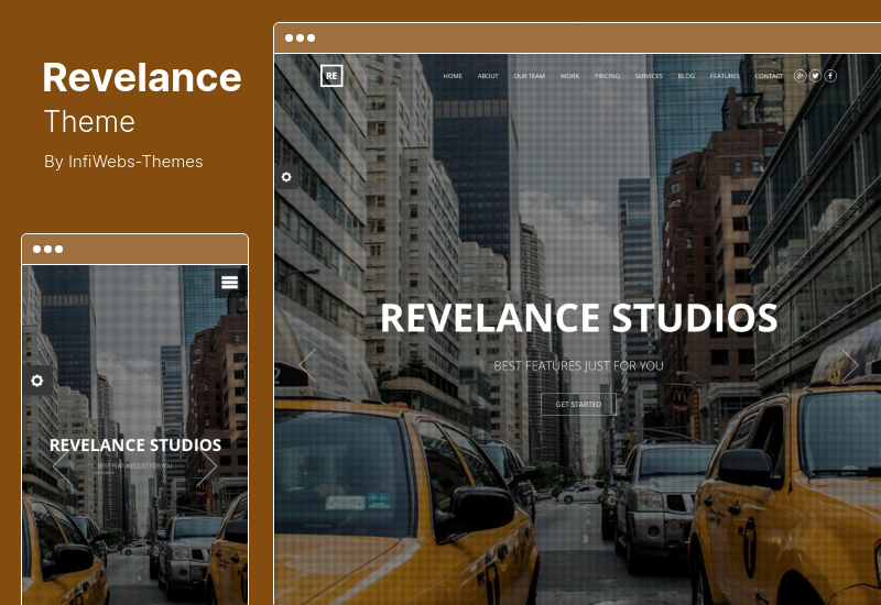 Revelance Theme - Multi and One-Page Business Parallax WordPress Theme