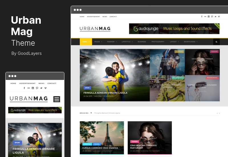 Urban Mag Theme - News & Magazine WordPress Theme