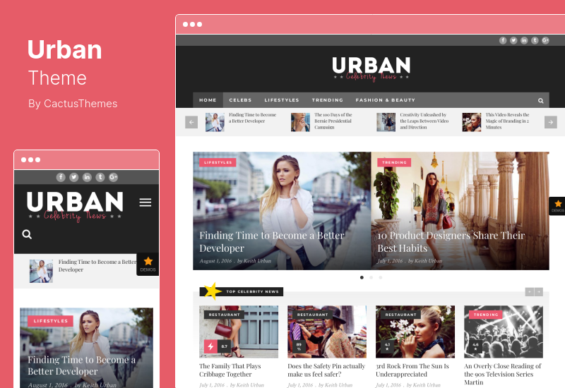 Urban Theme - Responsive Magazine WordPress Theme
