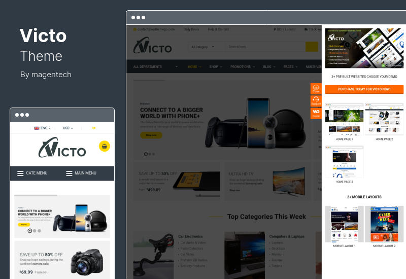Victo Theme - Digital Marketplace WordPress Theme
