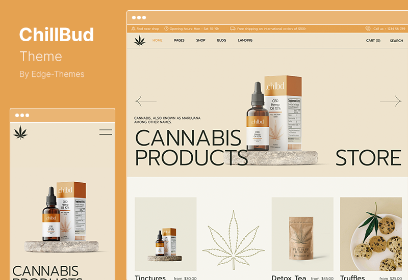 ChillBud Theme - Medical Marijuana and Cannabis WordPress Theme
