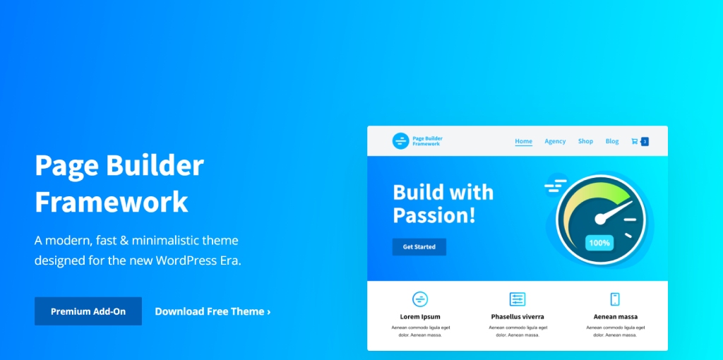 Page Builder Framework Theme for WooCommerce