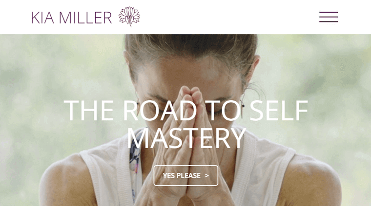 Kia Miller Radiant Body Yoga Practice Website