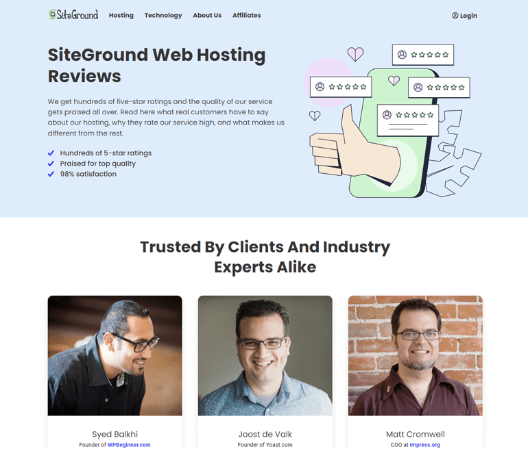 SiteGround Review and Ratings