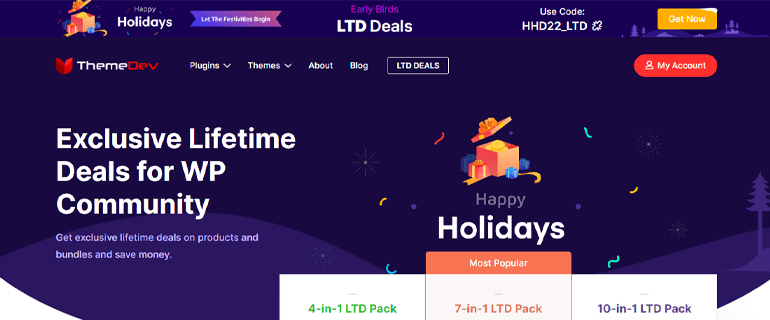 ThemeDev WordPress Christmas and New Year Deals