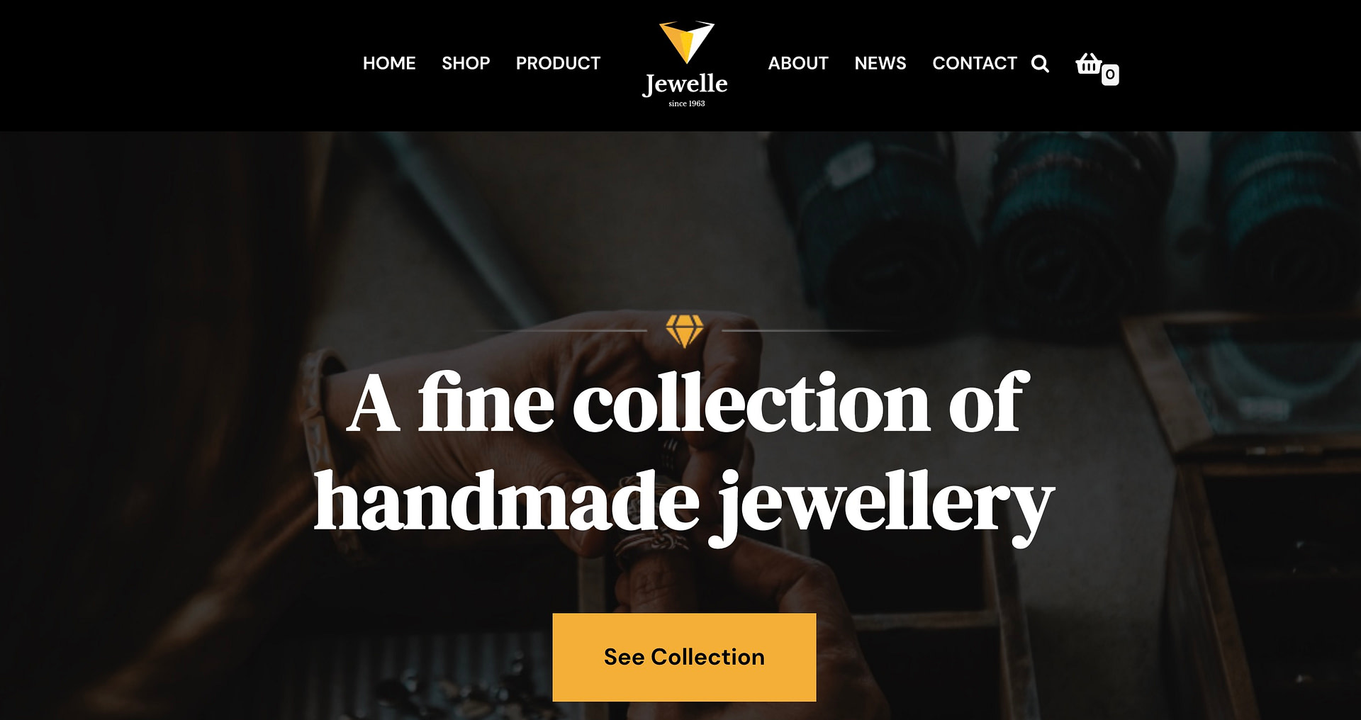 The Neve online jewelry shop theme