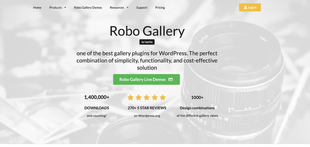 RoboGallery, even newbies in WordPress will be able to create their first gallery