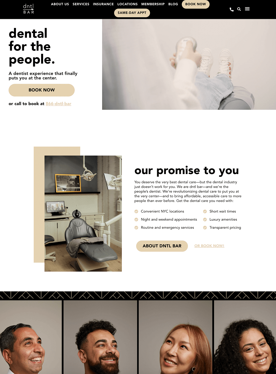 Dentist home page