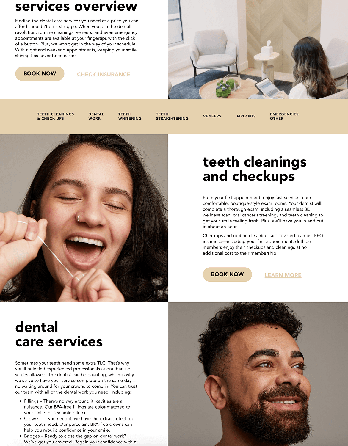 Dentist services